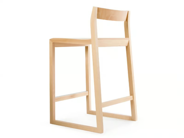 SCIZA - Beech barstool by Zilio A&C - view 3